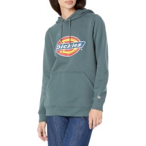 imageDickies womens Heavyweight Logo Fleece PulloverLincoln Green