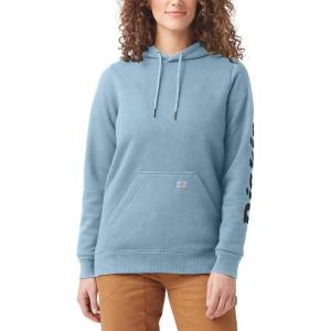 imageDickies womens Heavyweight Wordmark Fleece PulloverClear Blue
