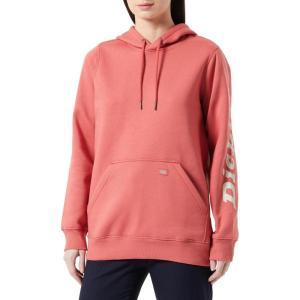imageDickies womens Heavyweight Wordmark Fleece PulloverMineral Red