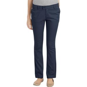 imageDickies womens Juniors Plus Size Slim Straight Stretch PantDark Navy
