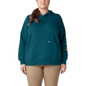 imageDickies womens Womens Plus Heavyweight Wordmark Fleece PulloverBlue