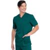 imageDickies Balance Men Scrubs Top VNeck DK845Hunter Green