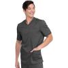 imageDickies Balance Men Scrubs Top VNeck DK845Pewter