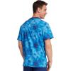 imageDickies Dynamix Men Scrubs Top Rib Knit VNeck Plus Size DK607 4XL Tonal Tie Dye Navy