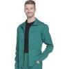 imageDickies Dynamix Men Warm Up Scrubs Jacket Zip Front DK310Hunter Green