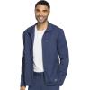 imageDickies Dynamix Men Warm Up Scrubs Jacket Zip Front DK310Navy