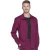 imageDickies Dynamix Men Warm Up Scrubs Jacket Zip Front DK310Wine