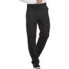 imageDickies Dynamix Scrub Pants for Men with Zip Fly AthleticInspired with FourWay Stretch and Moisture Wicking DK110Black