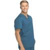 imageDickies Dynamix Scrubs for Men AthleticInspired VNeck Chest Pocket Scrub Top with FourWay Stretch ampamp Moisture Wicking DK610Caribbean Blue