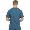 imageDickies Dynamix Scrubs for Men AthleticInspired VNeck Chest Pocket Scrub Top with FourWay Stretch ampamp Moisture Wicking DK610Caribbean Blue