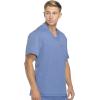 imageDickies Dynamix Scrubs for Men AthleticInspired VNeck Chest Pocket Scrub Top with FourWay Stretch ampamp Moisture Wicking DK610Ciel Blue
