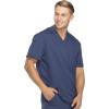 imageDickies Dynamix Scrubs for Men AthleticInspired VNeck Chest Pocket Scrub Top with FourWay Stretch ampamp Moisture Wicking DK610Navy