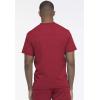 imageDickies Dynamix Scrubs for Men AthleticInspired VNeck Chest Pocket Scrub Top with FourWay Stretch ampamp Moisture Wicking DK610Red