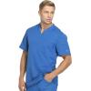 imageDickies Dynamix Scrubs for Men AthleticInspired VNeck Chest Pocket Scrub Top with FourWay Stretch ampamp Moisture Wicking DK610Royal
