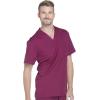 imageDickies Dynamix Scrubs for Men AthleticInspired VNeck Chest Pocket Scrub Top with FourWay Stretch ampamp Moisture Wicking DK610Wine