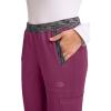 imageDickies Dynamix Women Scrubs Pant Natural Rise Tapered Leg Jogger DK185Wine