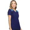 imageDickies Dynamix Womens Tops AthleticInspired Mlange VNeck Scrub Top with FourWay Stretch and Moisture Wicking DK740Navy