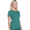 imageDickies Dynamix Womens Tops AthleticInspired VNeck Scrub Top with FourWay Stretch and Moisture Wicking DK730Green