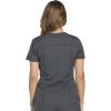 imageDickies Dynamix Womens Tops AthleticInspired VNeck Scrub Top with FourWay Stretch and Moisture Wicking DK730Pewter