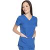 imageDickies Dynamix Womens Tops AthleticInspired VNeck Scrub Top with FourWay Stretch and Moisture Wicking DK730Royal