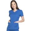 imageDickies Dynamix Womens Tops AthleticInspired VNeck Scrub Top with FourWay Stretch and Moisture Wicking DK730Royal