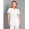 imageDickies Dynamix Womens Tops AthleticInspired VNeck Scrub Top with FourWay Stretch and Moisture Wicking DK730White