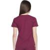 imageDickies Dynamix Womens Tops AthleticInspired VNeck Scrub Top with FourWay Stretch and Moisture Wicking DK730Wine
