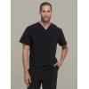 imageDickies EDS Essentials Men Scrubs Top Tuckable VNeck DK635Black