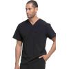 imageDickies EDS Essentials Men Scrubs Top Tuckable VNeck DK635Black