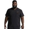 imageDickies EDS Essentials Men Scrubs Top Tuckable VNeck DK635Black