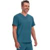 imageDickies EDS Essentials Men Scrubs Top Tuckable VNeck DK635Caribbean Blue