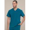 imageDickies EDS Essentials Men Scrubs Top Tuckable VNeck DK635Caribbean Blue
