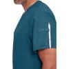 imageDickies EDS Essentials Men Scrubs Top Tuckable VNeck DK635Caribbean Blue