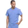 imageDickies EDS Essentials Men Scrubs Top Tuckable VNeck DK635Ciel