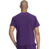 imageDickies EDS Essentials Men Scrubs Top Tuckable VNeck DK635Eggplant