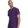 imageDickies EDS Essentials Men Scrubs Top Tuckable VNeck DK635Eggplant