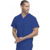 imageDickies EDS Essentials Men Scrubs Top Tuckable VNeck DK635Galaxy Blue