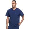 imageDickies EDS Essentials Men Scrubs Top Tuckable VNeck DK635Navy