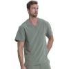 imageDickies EDS Essentials Men Scrubs Top Tuckable VNeck DK635Olive