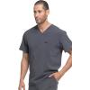 imageDickies EDS Essentials Men Scrubs Top Tuckable VNeck DK635Pewter