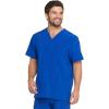 imageDickies EDS Essentials Men Scrubs Top VNeck DK645Galaxy Blue