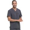 imageDickies EDS Essentials Men Scrubs Top VNeck DK645Pewter