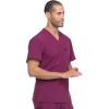 imageDickies EDS Essentials Men Scrubs Top VNeck DK645Wine