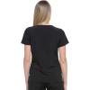 imageDickies EDS Essentials Mock Wrap Top Scrubs for Women with FourWay Stretch and Moisture Wicking DK625Black