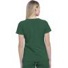 imageDickies EDS Essentials Mock Wrap Top Scrubs for Women with FourWay Stretch and Moisture Wicking DK625Hunter Green