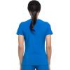 imageDickies EDS Essentials Mock Wrap Top Scrubs for Women with FourWay Stretch and Moisture Wicking DK625Royal