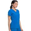 imageDickies EDS Essentials Mock Wrap Top Scrubs for Women with FourWay Stretch and Moisture Wicking DK625Royal