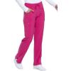 imageDickies EDS Essentials Scrubs for Women Drawstring Cargo Scrub Pants with FourWay Stretch and Moisture Wicking DK010Hot Pink