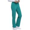 imageDickies EDS Essentials Scrubs for Women Drawstring Cargo Scrub Pants with FourWay Stretch and Moisture Wicking DK010Teal Blue
