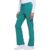 imageDickies EDS Essentials Scrubs for Women Drawstring Cargo Scrub Pants with FourWay Stretch and Moisture Wicking DK010Teal Blue